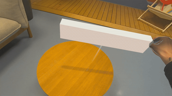 Instant Placement enabling scan-free content placement via depth raycasting